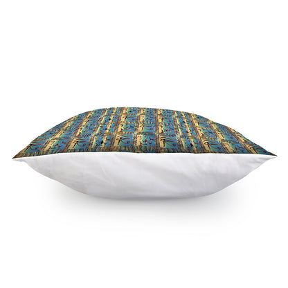 Egyptian Eye Of Horus Pattern Print Pillow Cover