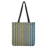 Egyptian Eye Of Horus Pattern Print Tote Bag