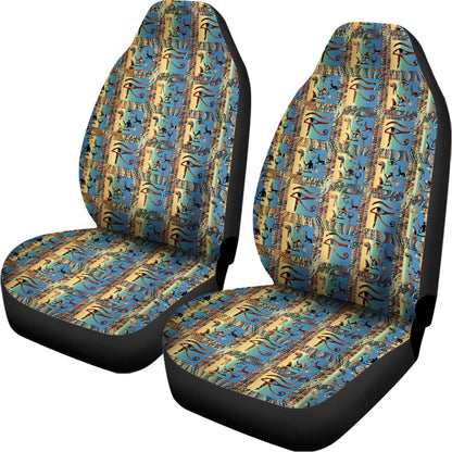 Egyptian Eye Of Horus Pattern Print Universal Fit Car Seat Covers
