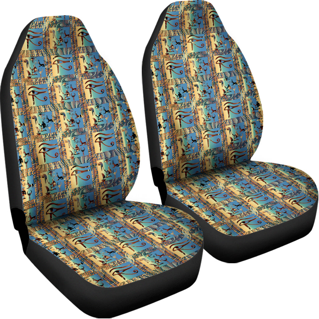 Egyptian Eye Of Horus Pattern Print Universal Fit Car Seat Covers
