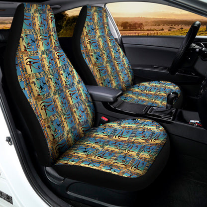 Egyptian Eye Of Horus Pattern Print Universal Fit Car Seat Covers