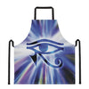 Egyptian Eye Of Horus Print Apron