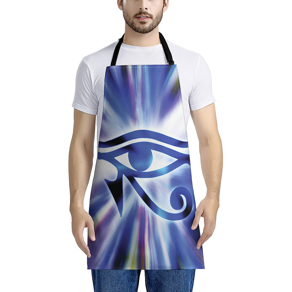 Egyptian Eye Of Horus Print Apron