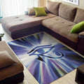 Egyptian Eye Of Horus Print Floor Mat