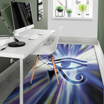 Egyptian Eye Of Horus Print Area Rug