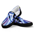 Egyptian Eye Of Horus Print Black Slip On Sneakers