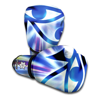Egyptian Eye Of Horus Print Boxing Gloves