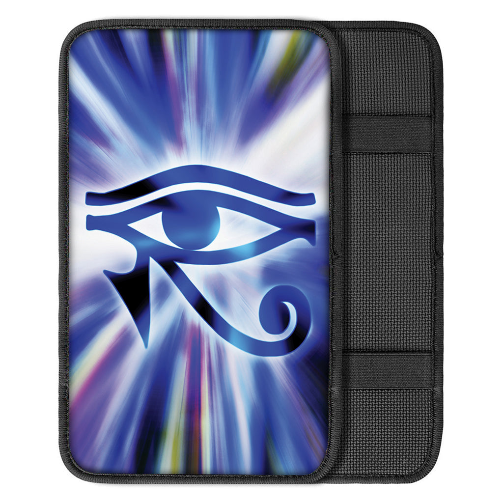Egyptian Eye Of Horus Print Car Center Console Cover