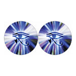 Egyptian Eye Of Horus Print Car Coasters