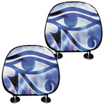 Egyptian Eye Of Horus Print Car Headrest Covers