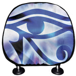 Egyptian Eye Of Horus Print Car Headrest Covers
