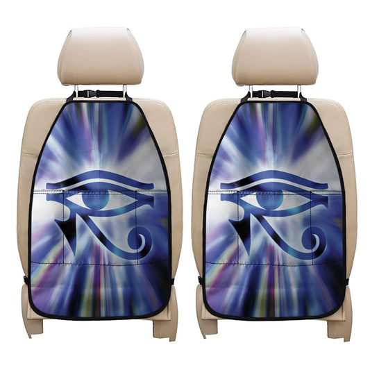 Egyptian Eye Of Horus Print Car Seat Organizers