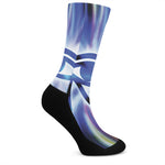 Egyptian Eye Of Horus Print Crew Socks