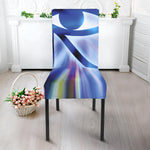 Egyptian Eye Of Horus Print Dining Chair Slipcover