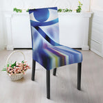 Egyptian Eye Of Horus Print Dining Chair Slipcover