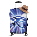 Egyptian Eye Of Horus Print Luggage Cover