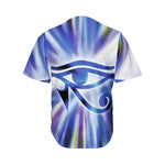 Egyptian Eye Of Horus Print Men's Baseball Jersey