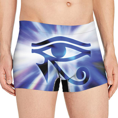 Egyptian Eye Of Horus Print Men's Boxer Briefs