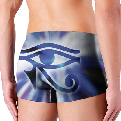 Egyptian Eye Of Horus Print Men's Boxer Briefs