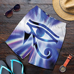 Egyptian Eye Of Horus Print Men's Shorts