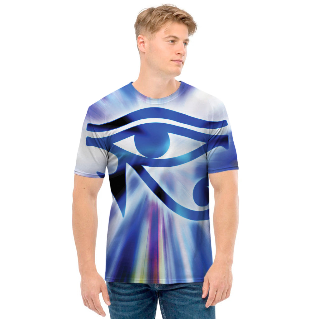 Egyptian Eye Of Horus Print Men's T-Shirt