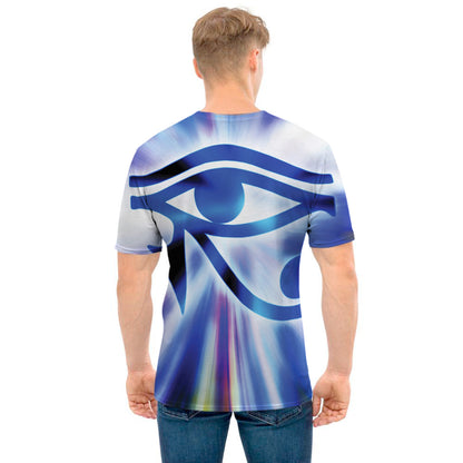 Egyptian Eye Of Horus Print Men's T-Shirt