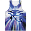 Egyptian Eye Of Horus Print Men's Tank Top