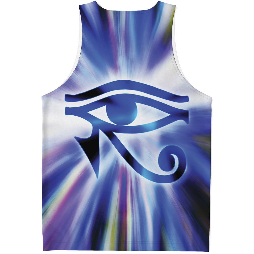 Egyptian Eye Of Horus Print Men's Tank Top