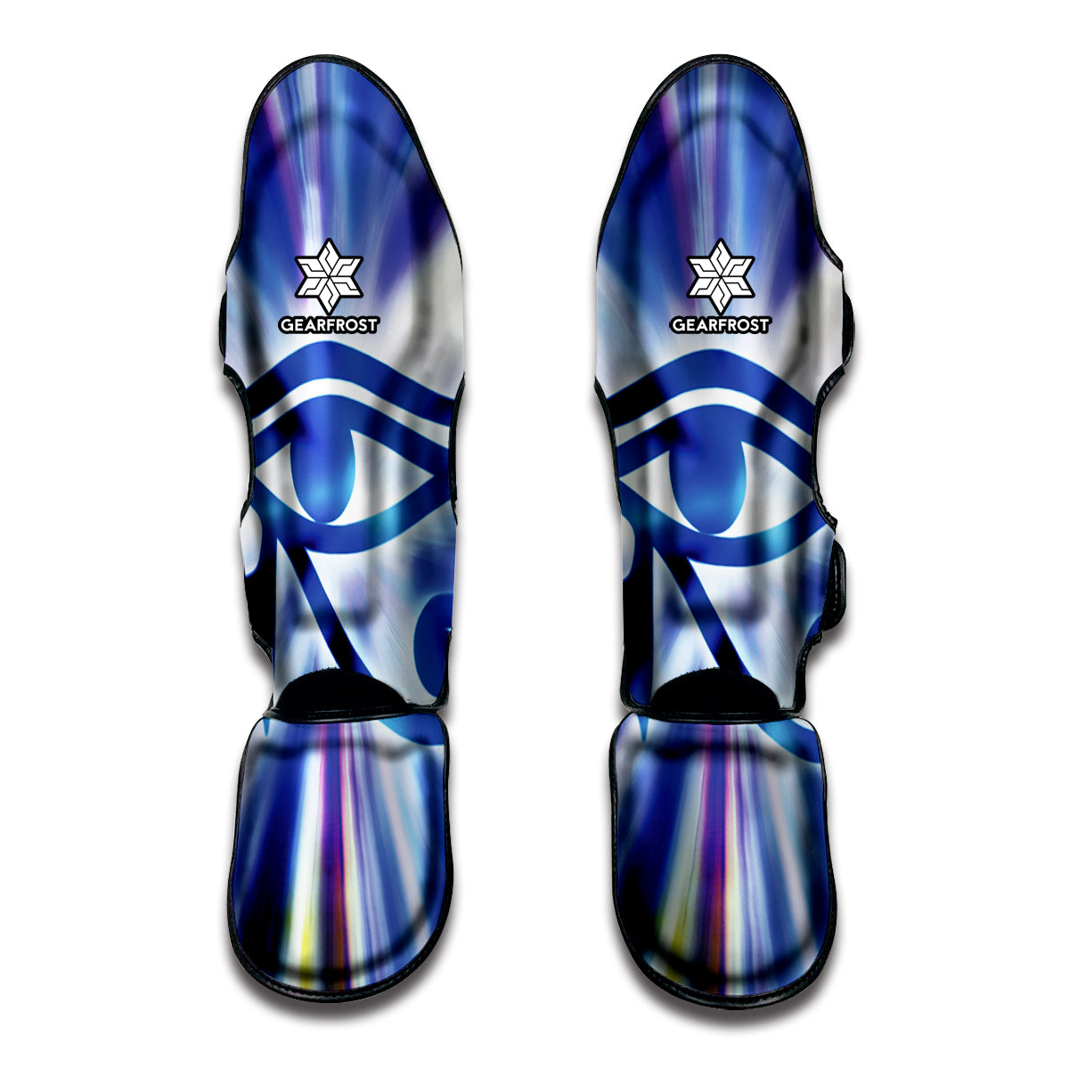 Egyptian Eye Of Horus Print Muay Thai Shin Guard