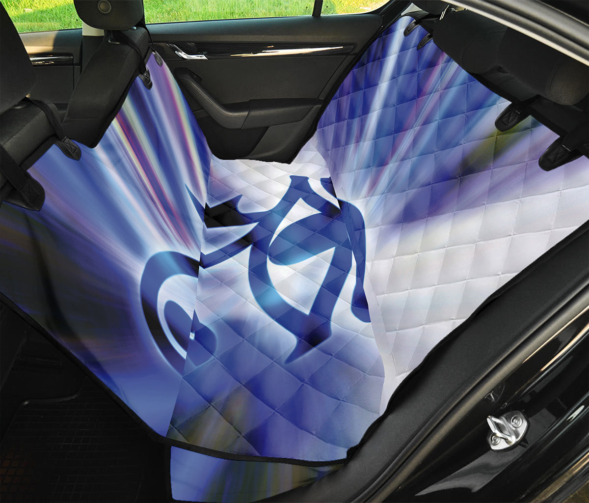 Egyptian Eye Of Horus Print Pet Car Back Seat Cover