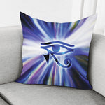 Egyptian Eye Of Horus Print Pillow Cover