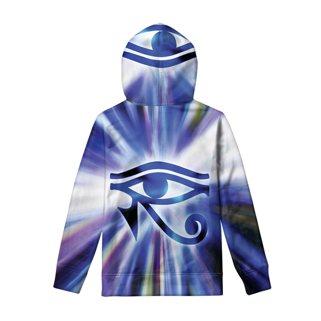 Egyptian Eye Of Horus Print Pullover Hoodie