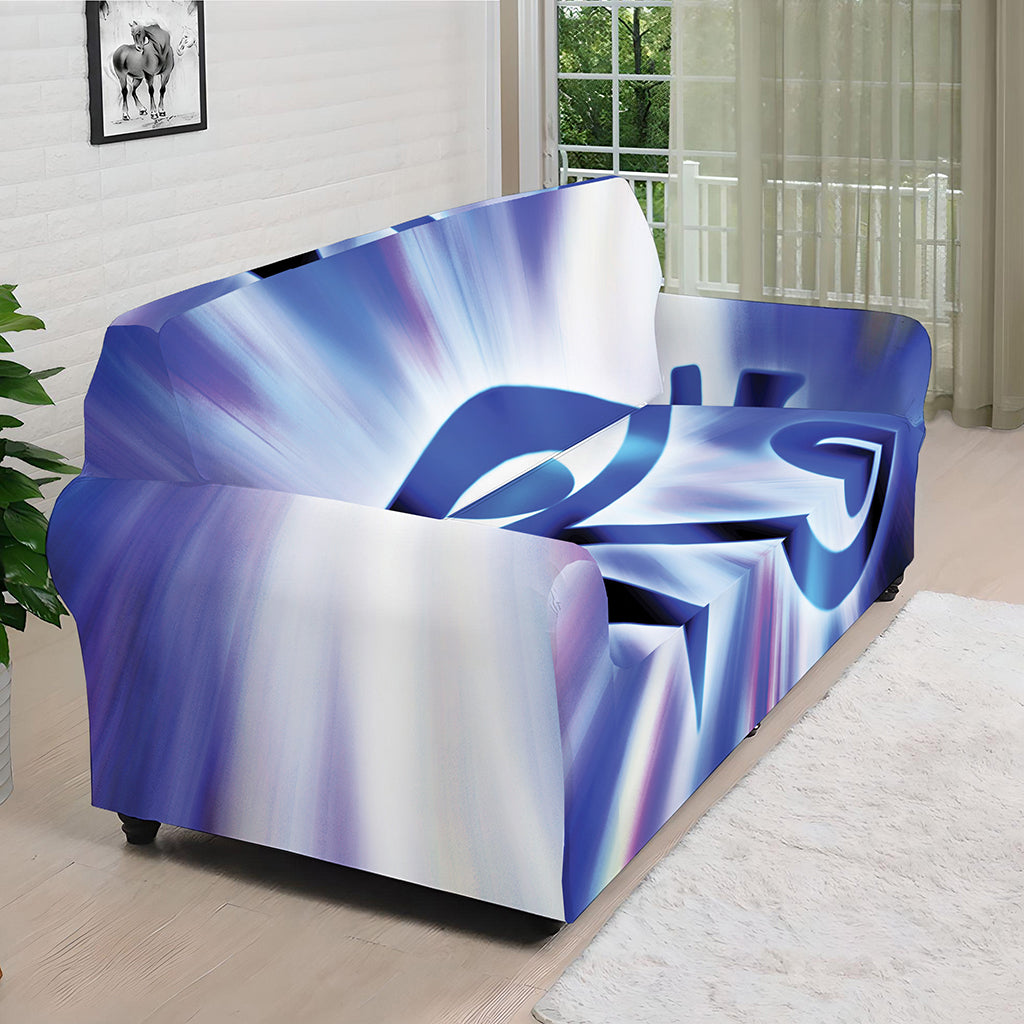 Egyptian Eye Of Horus Print Sofa Cover