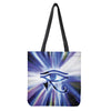 Egyptian Eye Of Horus Print Tote Bag