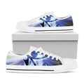 Egyptian Eye Of Horus Print White Low Top Sneakers