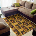 Egyptian Gods And Hieroglyphs Print Floor Mat