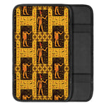 Egyptian Gods And Hieroglyphs Print Car Center Console Cover