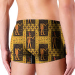 Egyptian Gods And Hieroglyphs Print Men's Boxer Briefs