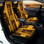 Egyptian Gods And Hieroglyphs Print Universal Fit Car Seat Covers