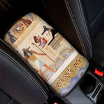 Egyptian Gods And Pharaohs Print Car Center Console Cover