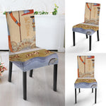 Egyptian Gods And Pharaohs Print Dining Chair Slipcover
