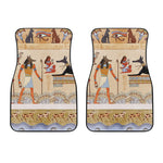 Egyptian Gods And Pharaohs Print Front Car Floor Mats