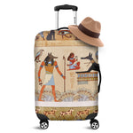 Egyptian Gods And Pharaohs Print Luggage Cover