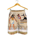 Egyptian Gods And Pharaohs Print Men's Shorts