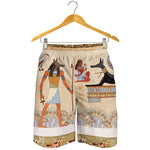 Egyptian Gods And Pharaohs Print Men's Shorts