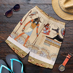 Egyptian Gods And Pharaohs Print Men's Shorts