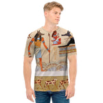 Egyptian Gods And Pharaohs Print Men's T-Shirt