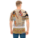 Egyptian Gods And Pharaohs Print Men's T-Shirt