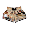 Egyptian Gods And Pharaohs Print Muay Thai Boxing Shorts