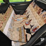 Egyptian Gods And Pharaohs Print Pet Car Back Seat Cover